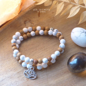 Bracelet double tour "Calme"
