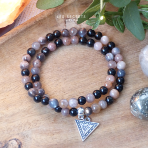 Bracelet double tour "Feu sacré"
